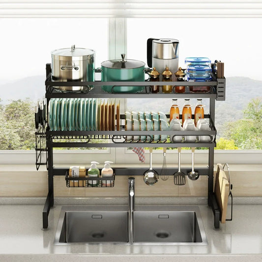 1PC Over-the-Sink Dish Drying Rack